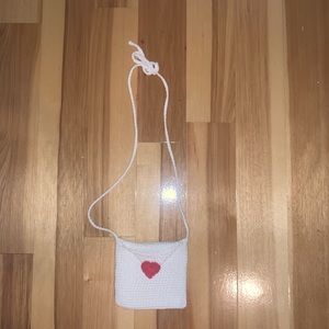 Handmade crossbody love letter bag